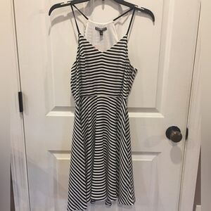 Express size 4 striped dress spaghetti strap